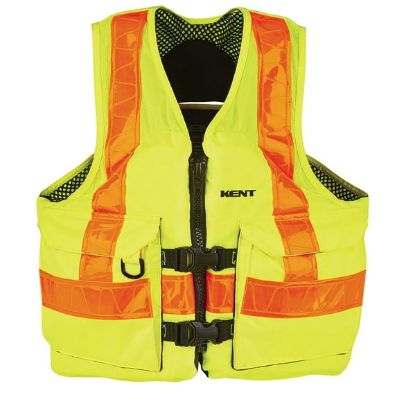 Kent HI VIS Mesh Deluxe Vest Large Yellow