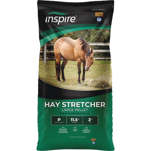 Kent Inspire Hay Stretcher 50 Lb. Large Pellet Horse Feed 3785