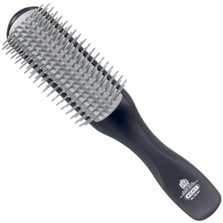 Kent KFM Gel Styling Hair Brush for Men - Mens Hair Brush with Ionic Anti Static Bristles Great for a Daily Mens Styling Brush - Kent Brush Detangling and Smoothing Long or Thick Hair
