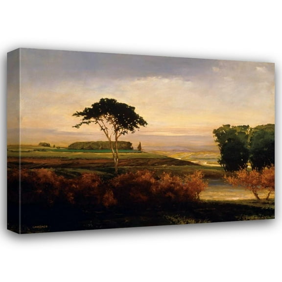 Kent Lovelace 44x33 Gallery Wrapped Canvas Wall Art Titled - Distant Valley