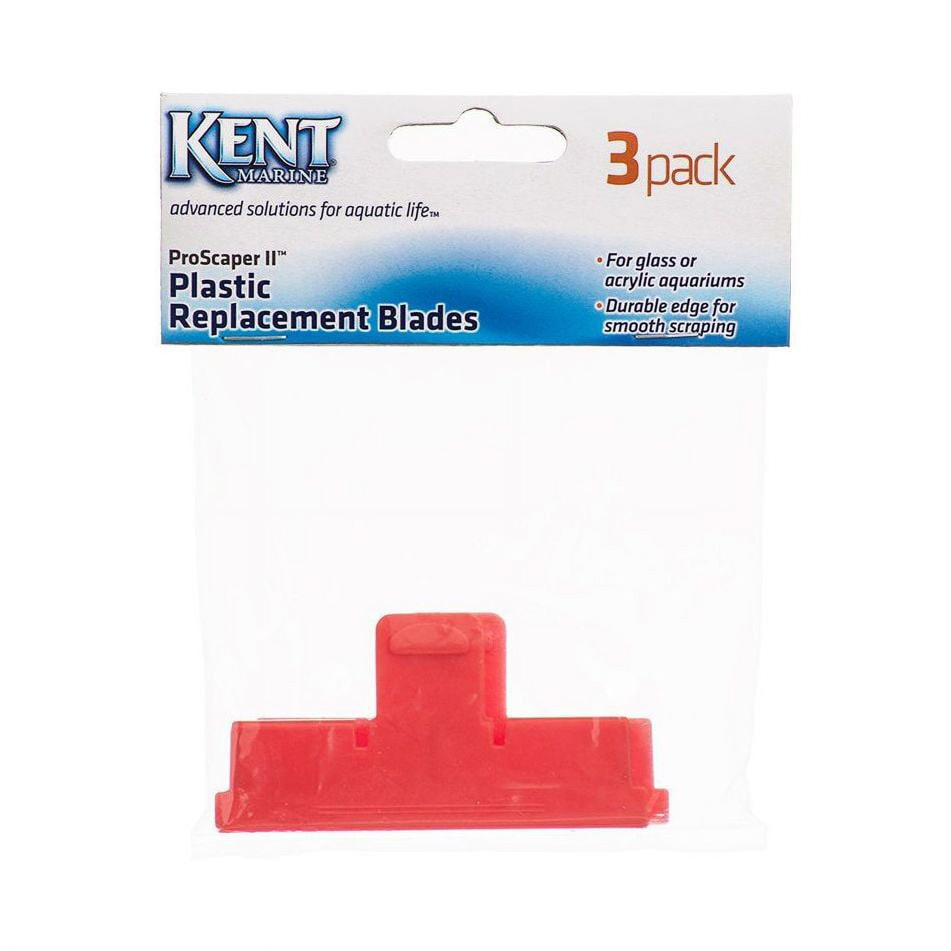 Kent Marine Pro Scraper I & II Replacement Plastic Blades, 3 Pack