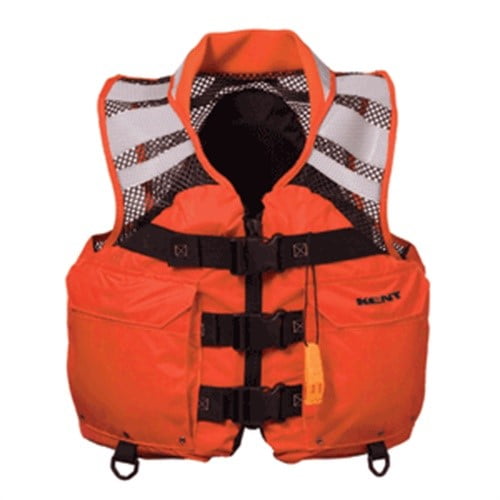 Kent Safety Life Jacket,M,15.5lb,Foam,Orange 151000-200-030-24