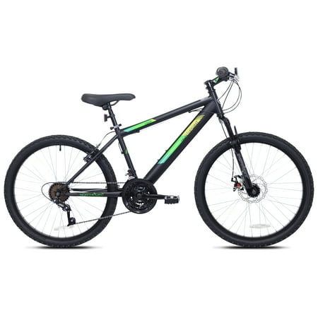 Kent Northpoint Mountain Bike, 24" Wheels, Youth Ages 14+, Black/Green