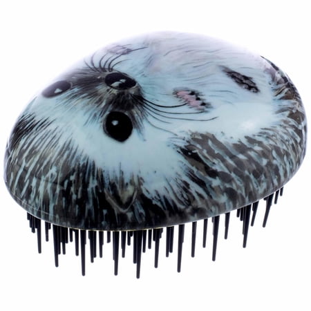 Kent PHOG Hedgehog Pebble Scalp Massager Shampoo Brush, Shower Brush, and Travel Size Detangling Brush - Scalp Scrubber for Dandruff and Kids Hair Brush Hair Detangler - Hairbrush for Tangles