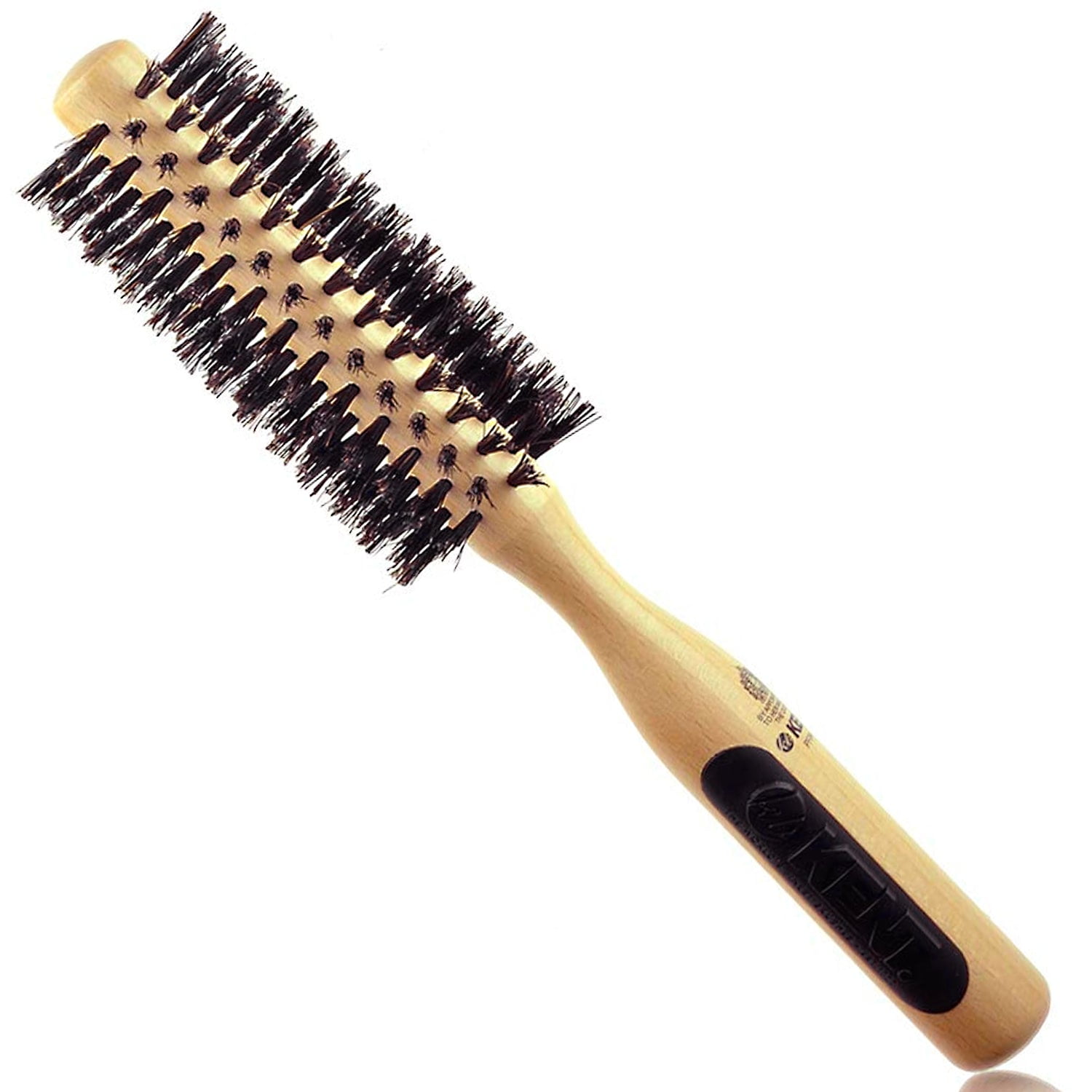 Kent PF04 Natural Shine, Pure Boar Bristle, Radial Hair Brush
