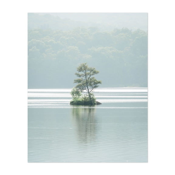Kent Pond, Killington 02 - Killington Vermont Photography Nature Minimalist Landscape Scenic Water Calm Unframed Wall Art Print 36 x 48 inches