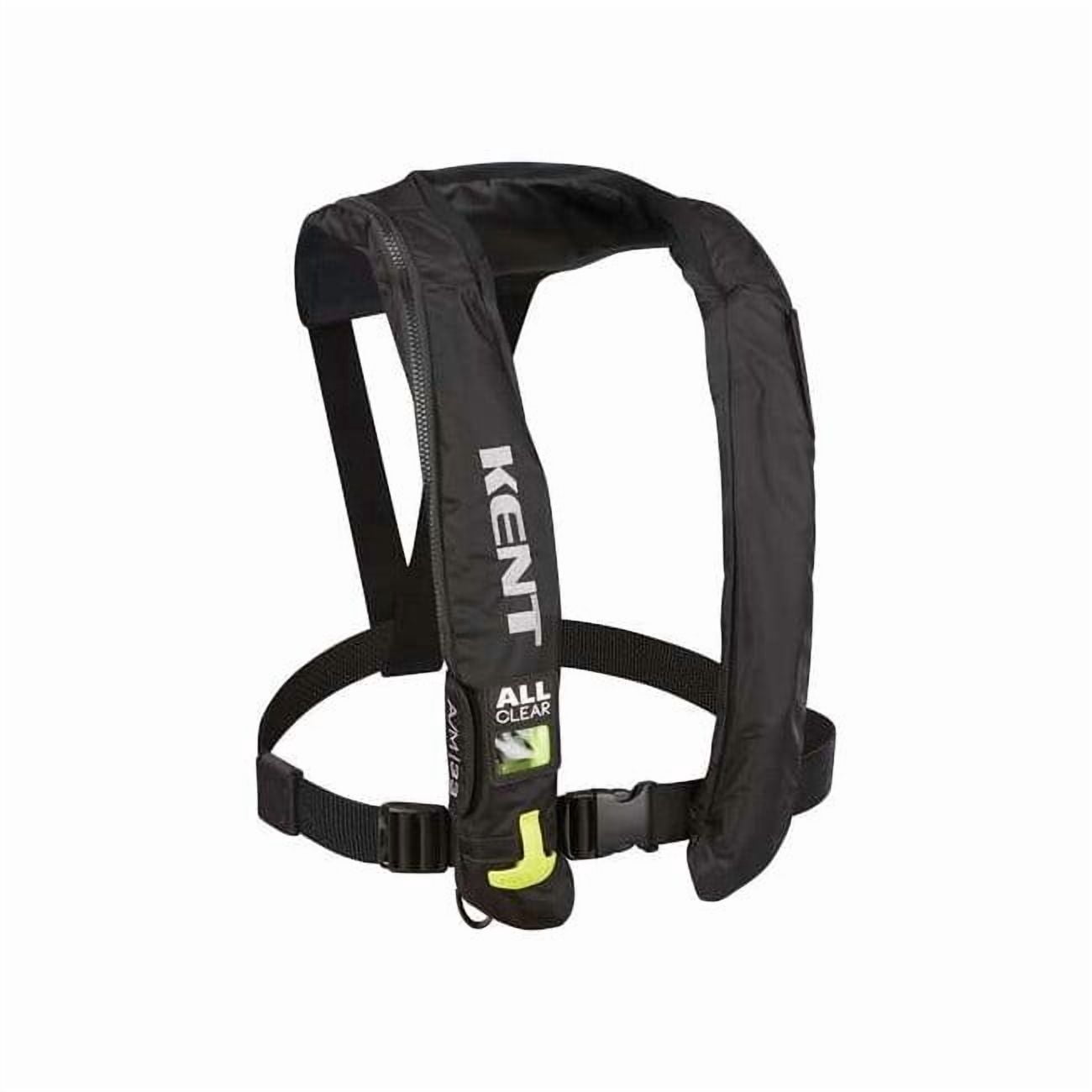 Kent Safety Life Jacket, Universal, 35lb, CO2, Black 132802-700-004-19