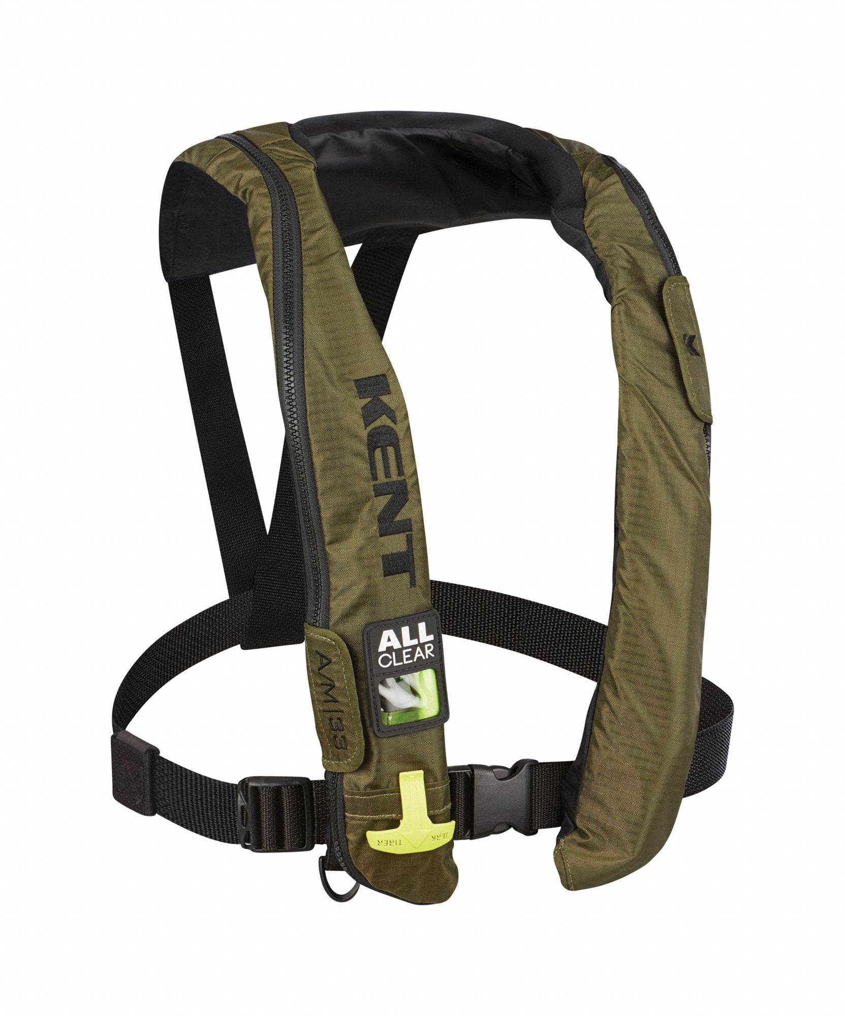 Kent Safety Life Jacket,Universal,35lb,CO2,Green 13280240000419