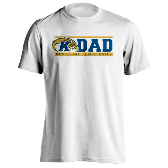 Kent State University Golden Flashes Dad Proud Parent Short Sleeve T-Shirt