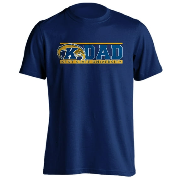Kent State University Golden Flashes Dad Proud Parent Short Sleeve T-Shirt