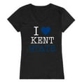 thumbnail image 1 of Kent State University I Love Women T-Shirt, Black - Large, 1 of 1