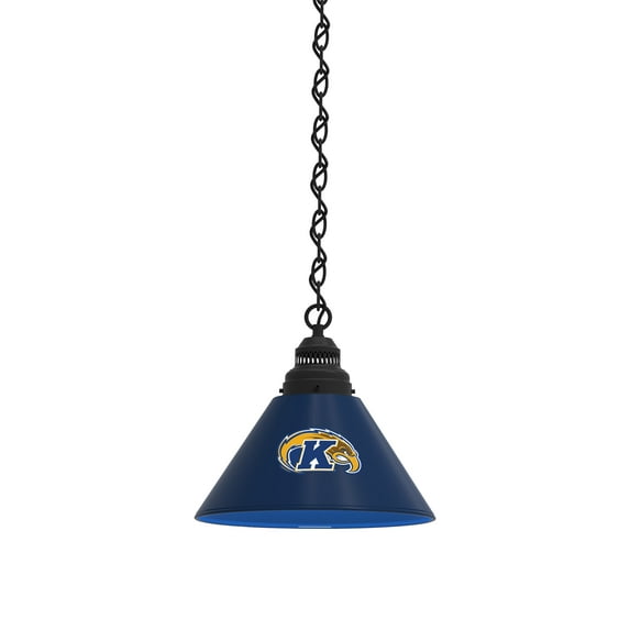 Kent State University Pendant Light with Black Fixture
