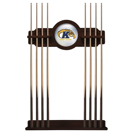 Kent State University Solid Wood Cue Rack with a English Tudor Finish