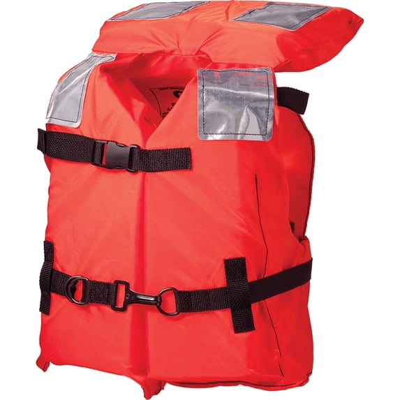 13" Orange and Black Kent Sporting Goods Multipurpose Child Life Vest Jacket