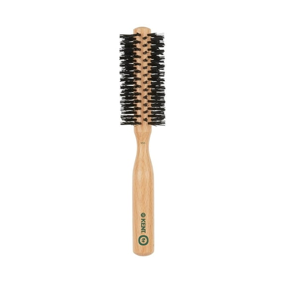 Kent Vegan Boar Bristle Hair Brush, Eco Friendly Round Brush and Blow Out Brush Ideal for Creating Curls, Adding Volume and Root Lift