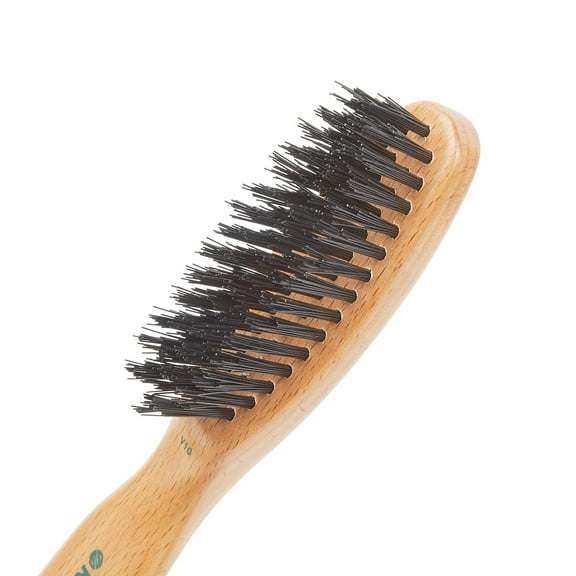 Kent Vegan Boar Bristle Hair Brush and Beard Brush for Men, Eco Friendly Bristle Brush for Smoothing Hair, Taming Beards and Mustaches