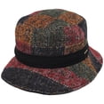 thumbnail image 1 of Kent Wool Blend Patchwork Bucket Hat - M - Multi, 1 of 4