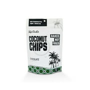 Kentaste Coconut Chips; Shredded, Dried, and Baked Coconut Snack 100% Cholesterol Free Gluten Free and Vegan, Chocolate Flavor Pack of 6