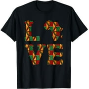 Kente Cloth Dashiki Print African Map Tribal Ethnic Ghana T-Shirt