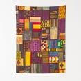 thumbnail image 1 of Kente Cloth Traditions Wall Tapestry for Bedroom by DC | African American Tapestry Wall Hanging & Aesthetic Decor for Dorm, Living Room, Picnic & Home | 36"x48", 1 of 7