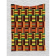 thumbnail image 1 of Kente Pattern Tapestry, Ethnic Pattern with Stripes Triangles and Zigzags Uganda Zimbabwe Nigeria, Wall Hanging for Bedroom Living Room Dorm Decor, 40W X 60L Inches, Multicolor, by Ambesonne, 1 of 2
