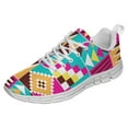 thumbnail image 1 of Kente Shoes for Men Women Running Shoes Lightweight Walking Sneakers Mesh Athletic Sport Shoes White Size 11.5, 1 of 5