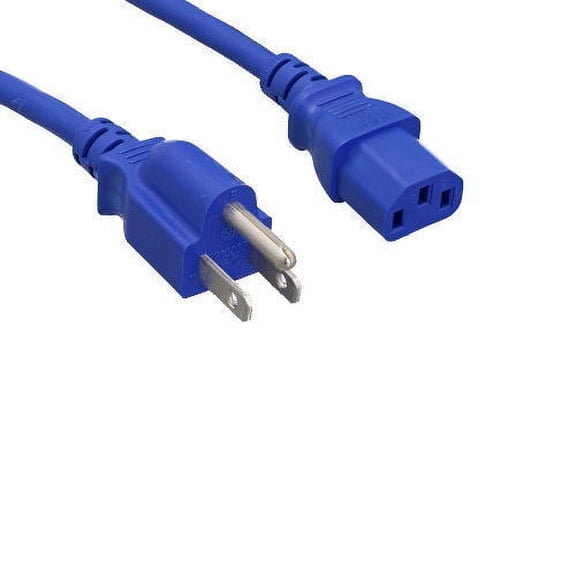 Kentek 1 Feet Blue AC Power Cable Cord For AKAI MPC1000 MPC4000 MPC2000 MPC2000XL
