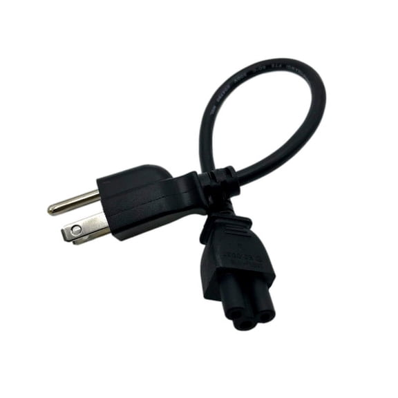 Kentek 1 Feet FT AC Power Cord for CRT Desktop Printer HP DELL LEXMARK Cable 3 Prongs
