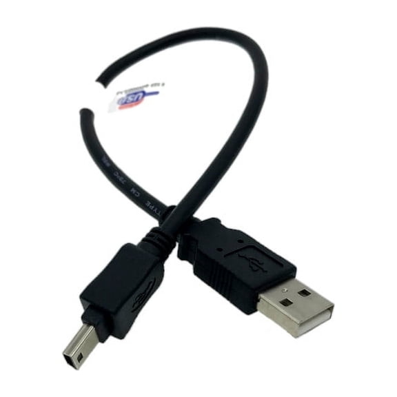 Kentek 1 Feet FT USB 2.0 DATA SYNC Cable For Handheld CAMCORDER To PC USB A To Mini B Cord