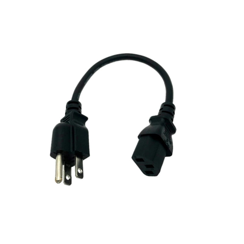 Kentek 1 Feet Ft AC Power Cable Cord For COBY TV TFDVD1595 TFTV1525