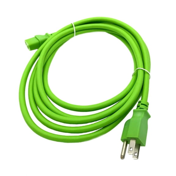 Kentek 10 FT Green AC Power Cable Cord For MACKIE THUMP Series TH-12A 2-Way Powered Loudspeaker