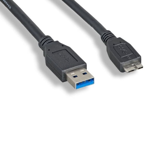 Kentek 10 Feet FT SpuerSpeed USB 3.0 Cable Cord for WD MY PASSPORT ESSENTIAL 500GB HARD DISK DRIVE HDD