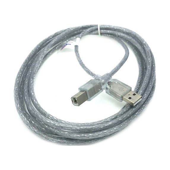 Kentek 10 Feet FT USB Cable Cord For BROTHER Sewing Machine LB6800THRD LB6800PRW XR9000 LB6800 Clear