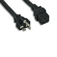 thumbnail image 1 of Kentek 10 Feet Ft 12 AWG Power Cable Cord NEMA 5-20P to IEC-60320 C19 20A/125V SJT Black, 1 of 1