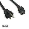thumbnail image 1 of Kentek 10 Feet Ft NEMA6-20P to C19 Power Cord 12AWG 20A/250V SJT Server/Network/PDU/UPS, 1 of 1