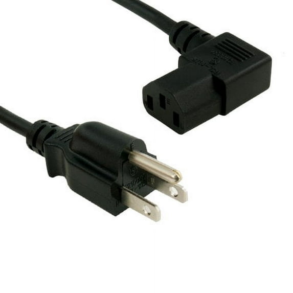 Kentek 10 Feet Right-angle 90° AC Power Cable Cord For SONY TV KDL-32XBR950 KDL-40S2000 KDL-32L4000