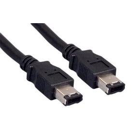 Kentek 10 feet FT 6 pin to 6 pin IEEE-1394a 1394 Firewire iLINK DV cable cord 400 Mbps PC DV IEEE1394 black