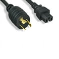 thumbnail image 1 of Kentek 12 Feet Ft 14 AWG Power Cable Cord NEMA L6-20P to IEC-603203 C15 15A/250V SJT Locking Black, 1 of 1