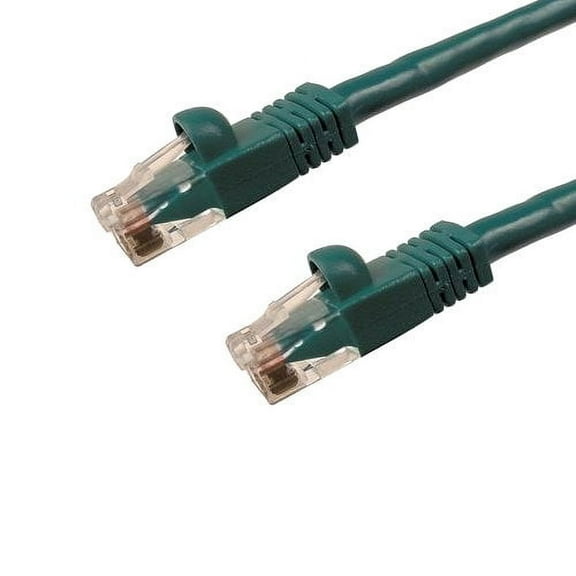 Kentek 15 Feet FT Cat6 Category 6 UTP 550 MHz Unshielded Twisted Pair Short Body Connector Snagless Molded Boot Ethernet RJ45 Network Patch Cable Cord Green