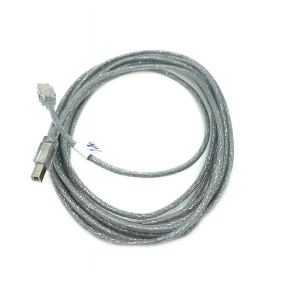 Kentek 15 Feet FT Clear USB Cable Cord For NATIVE INSTRUMENTS KOMPLETE KONTROL KEYBOARD S25 S49 S61 S88