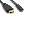 thumbnail image 1 of Kentek 15 Feet FT Micro HDMI to HDMI Cable Male to Male M/M 34 AWG Gold-Plated Connector Cord HDTV Smart Digital Camera Mobil Device 1080p Type A to D, 1 of 1