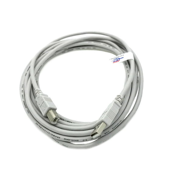 Kentek 15 Feet FT USB DATA Cable Cord For AKAI PROFESSIONAL MAX25 MPD26 MAX49 MIDI Keyboard Beige