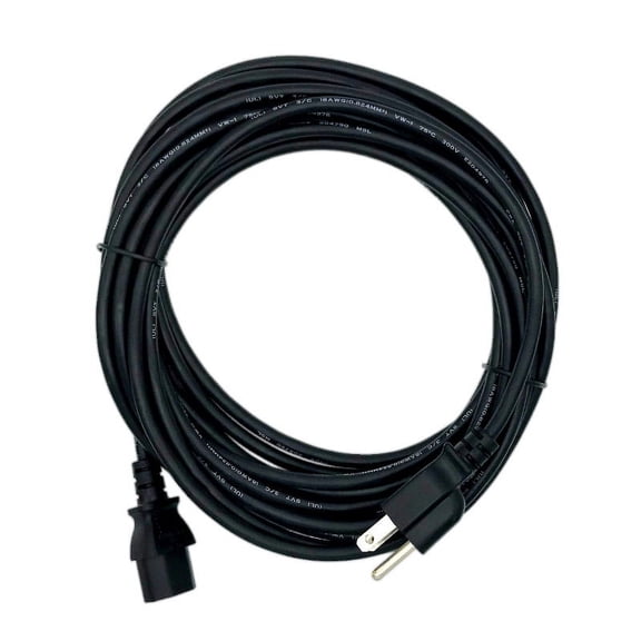 Kentek 25 Feet Ft Computer Power Supply AC Cord Cable Wire for HP DELL ACER Desktop PC System