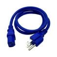 thumbnail image 1 of Kentek 3 FT Blue AC Power Cable Cord For MONSTER ROCKIN ROLLER PRO RR-PRO Bluetooth Speaker, 1 of 1
