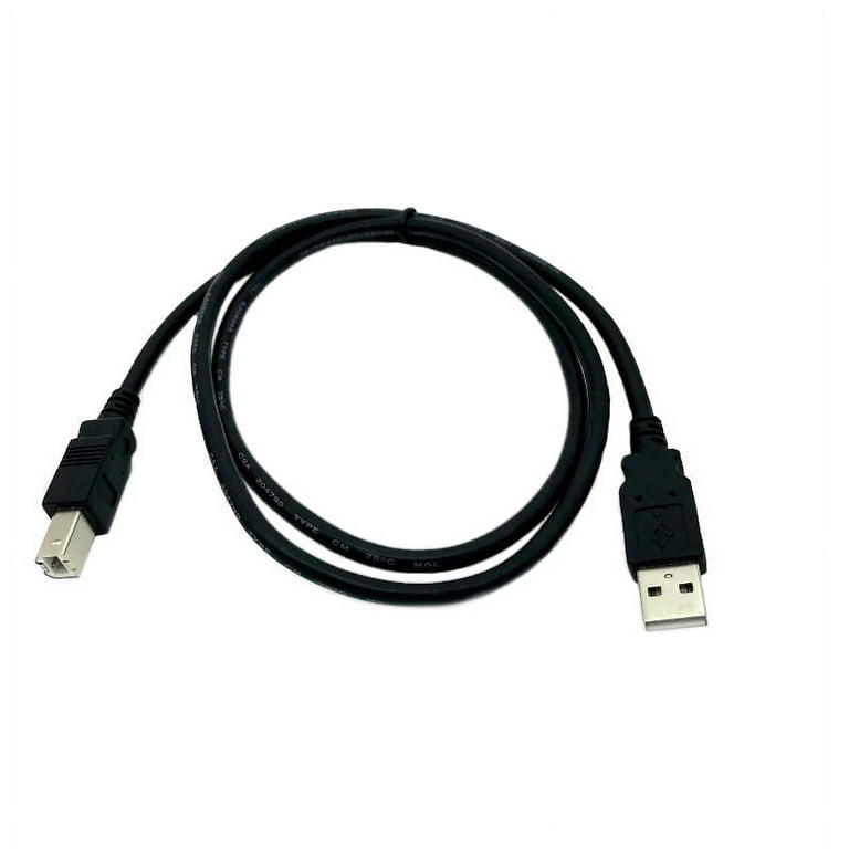 Kentek 3 Feet FT USB Cable Cord For HP DESKJET 2547 2548 2549 6120 6127  D2663 F4253 F4240 450 Printer Black 