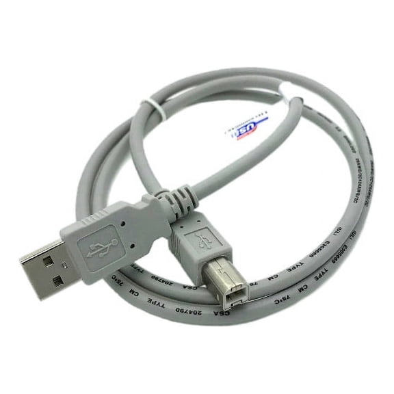 Kentek 3 Feet FT USB DATA PC Cable Cord For BEHRINGER U-PHORIA UMC1820, UMC404 Audio Interface Beige