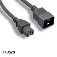 thumbnail image 1 of Kentek 3 Feet Ft IEC320 C15 to C20 AC Power Cable 14AWG SJT for Server/Network/PDU/UPS, 1 of 1