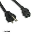 thumbnail image 1 of Kentek 3 Feet Ft NEMA 6-20P to C19 Power Cord 12AWG 20A/250V SJT Server/Network/PDU/UPS, 1 of 1
