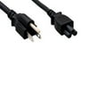 thumbnail image 1 of Kentek 3 Feet Ft US AC Power Cord Three Prongs 3 Prong NEMA5-15P/IEC320 C5 18 AWG 10A 125V Black for Notebook Laptop portable projectors LG LCD TV, 1 of 1
