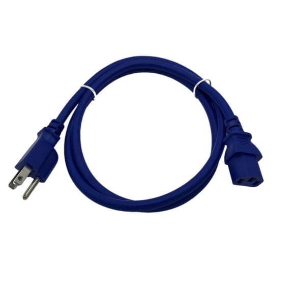 Kentek 4 FT Blue AC Power Supply Cord Cable Plug for Microsoft Xbox One 1 Brick Charger Adapter